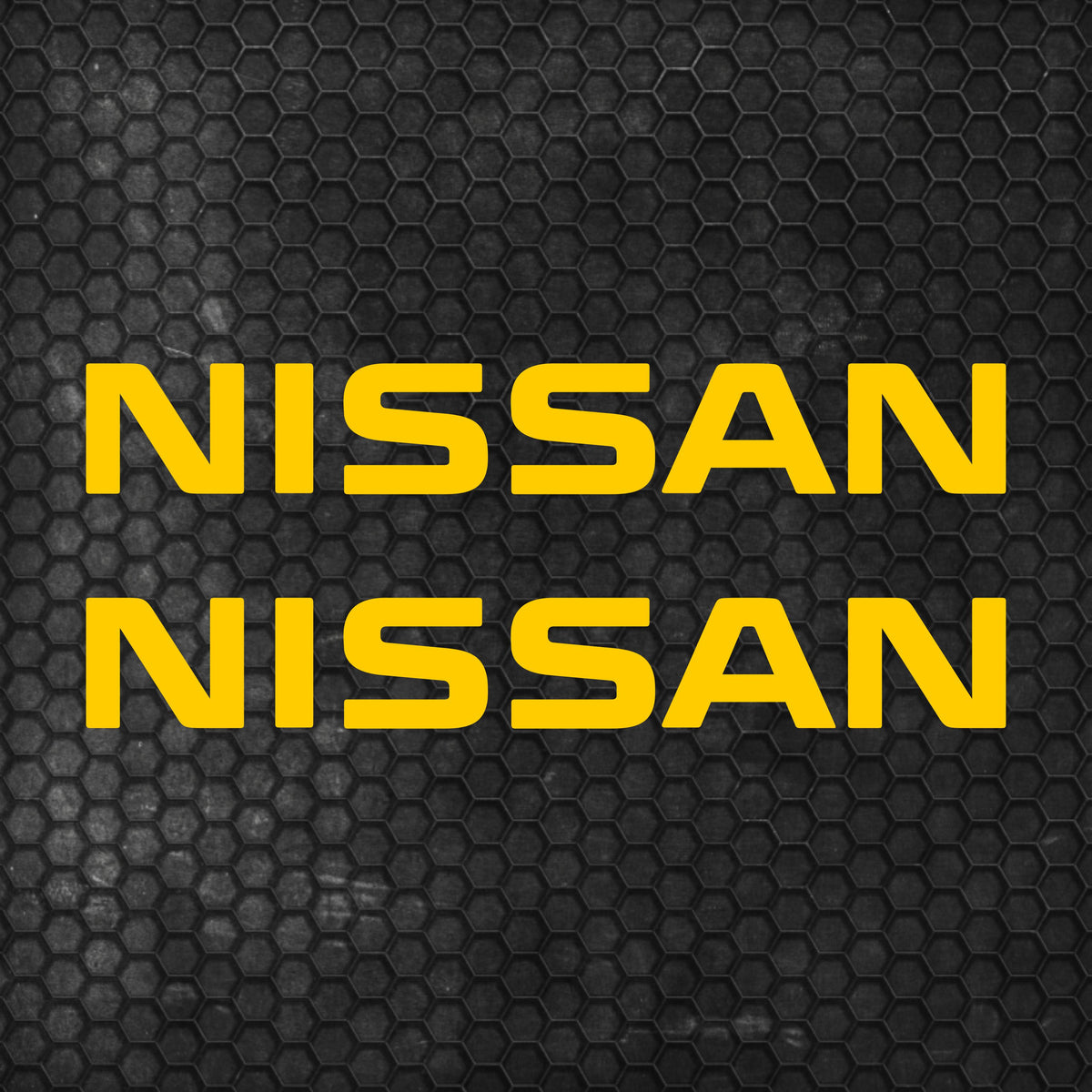Set 2 Pcs Nissan Logo Decal Sticker Sport Racing Stripes Emblem Graphic