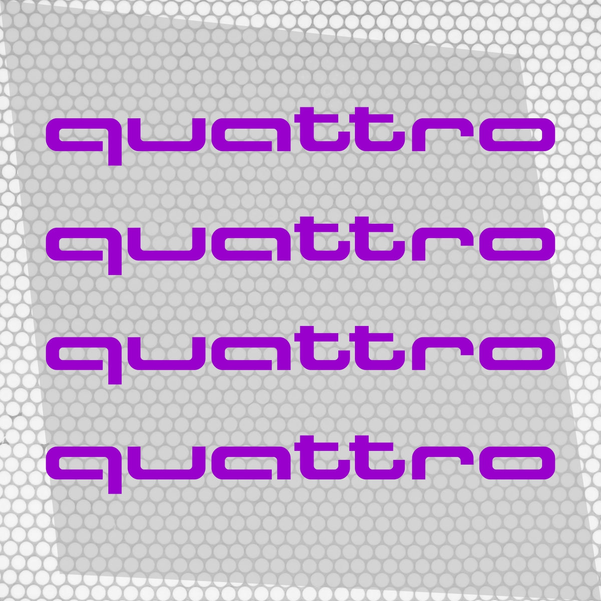Definir 2 Pcs Audi Emblema Decalque Adesivo | Kit premium 2 decalques de logotipos