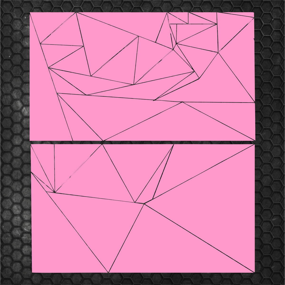 Kit 84 Pcs Triangles Camouflage Sticker Decal Graphics