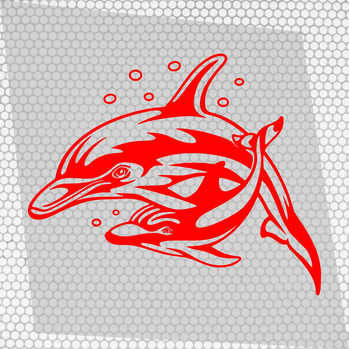 Set Sticker Caravan Family of Dolphins Graphic Decals | Camper Van Caravan Car Decor wrap Sea Animals Decals Kit | Motorhome Rear Adhesives