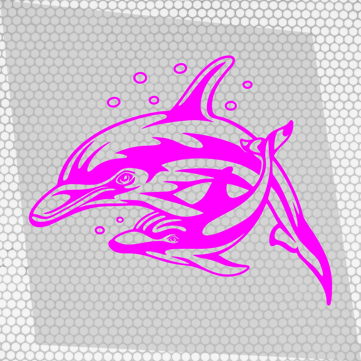Set Sticker Caravan Family of Dolphins Graphic Decals | Camper Van Caravan Car Decor wrap Sea Animals Decals Kit | Motorhome Rear Adhesives