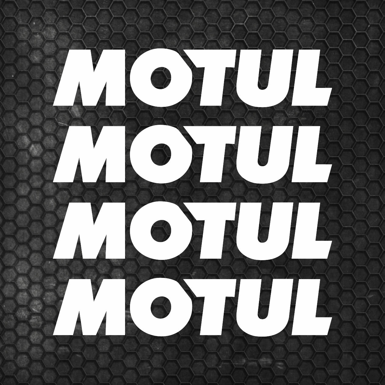 Set 4 HQ Motul Oil Sponsor Vinyl Racing Motorsport Emblem Sticker Decals | Motul Motorcycle Car Vehicle Emblem Decor Kit Racing wrap Adhesives Motul Cut vinyl Logo