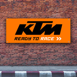 3 Styles KTM Racing Motorsport Logo Sponsor Logo Banner Pvc