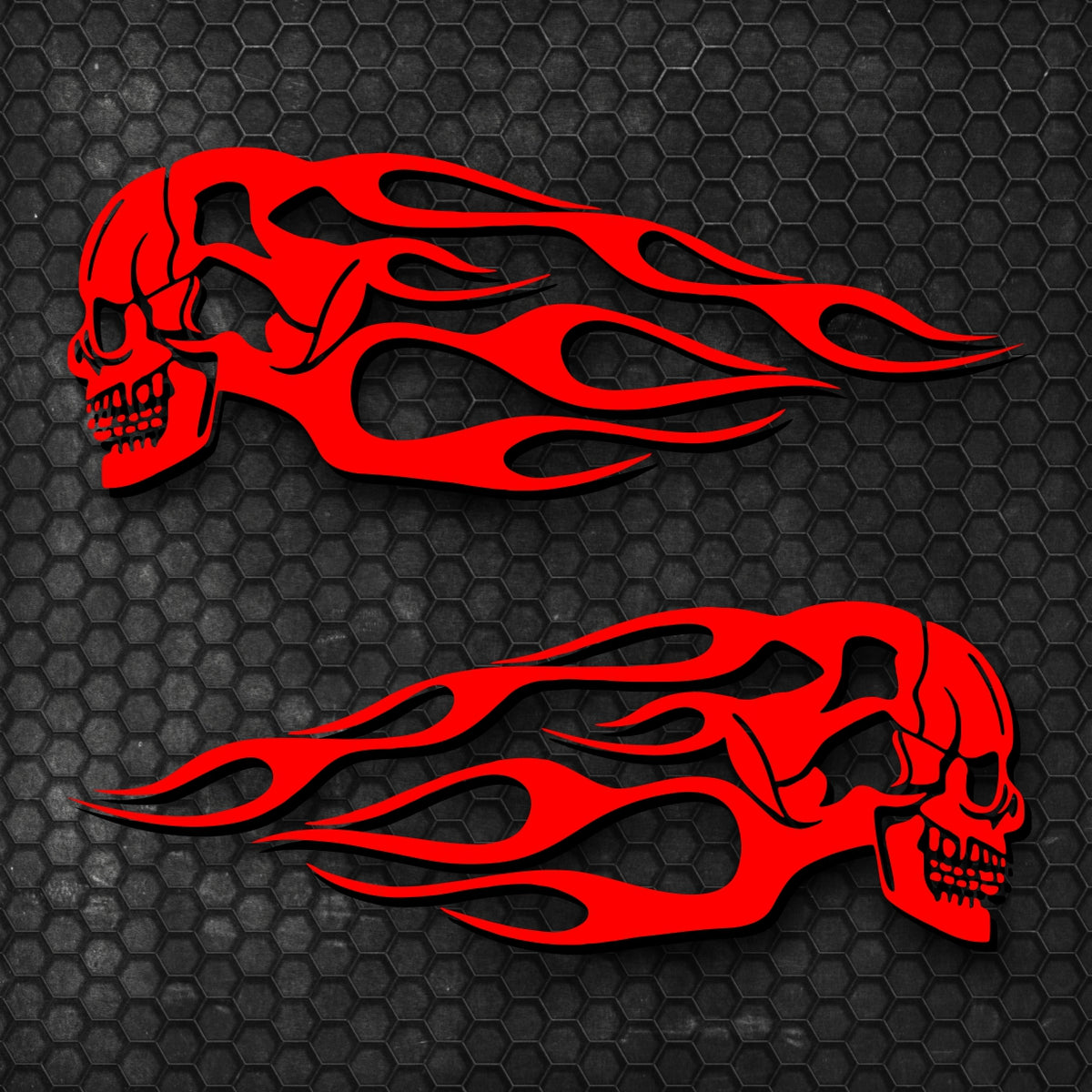Set 2 Pcs High Quality Car Motorcycle Stickers
