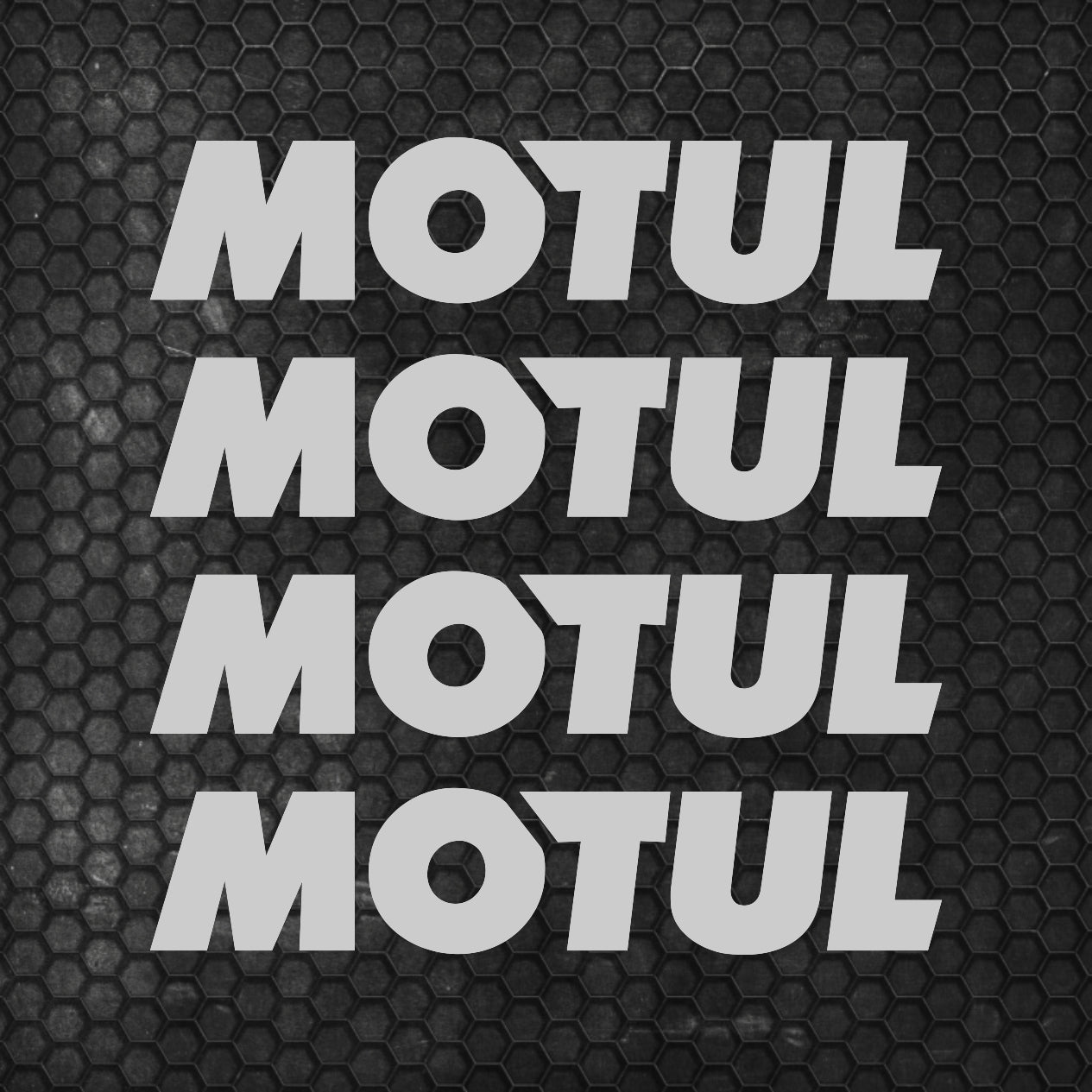Set 4 HQ Motul Oil Sponsor Vinyl Racing Motorsport Emblem Sticker Decals | Motul Motorcycle Car Vehicle Emblem Decor Kit Racing wrap Adhesives Motul Cut vinyl Logo