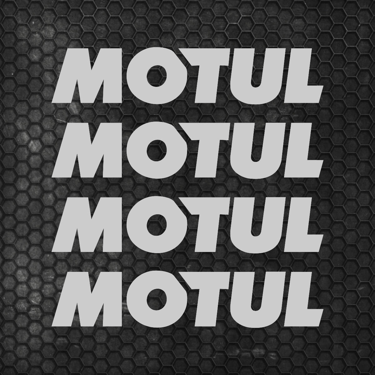 Set 4 Pcs Motul Oil Sponsor Emblem Graphic Stickers