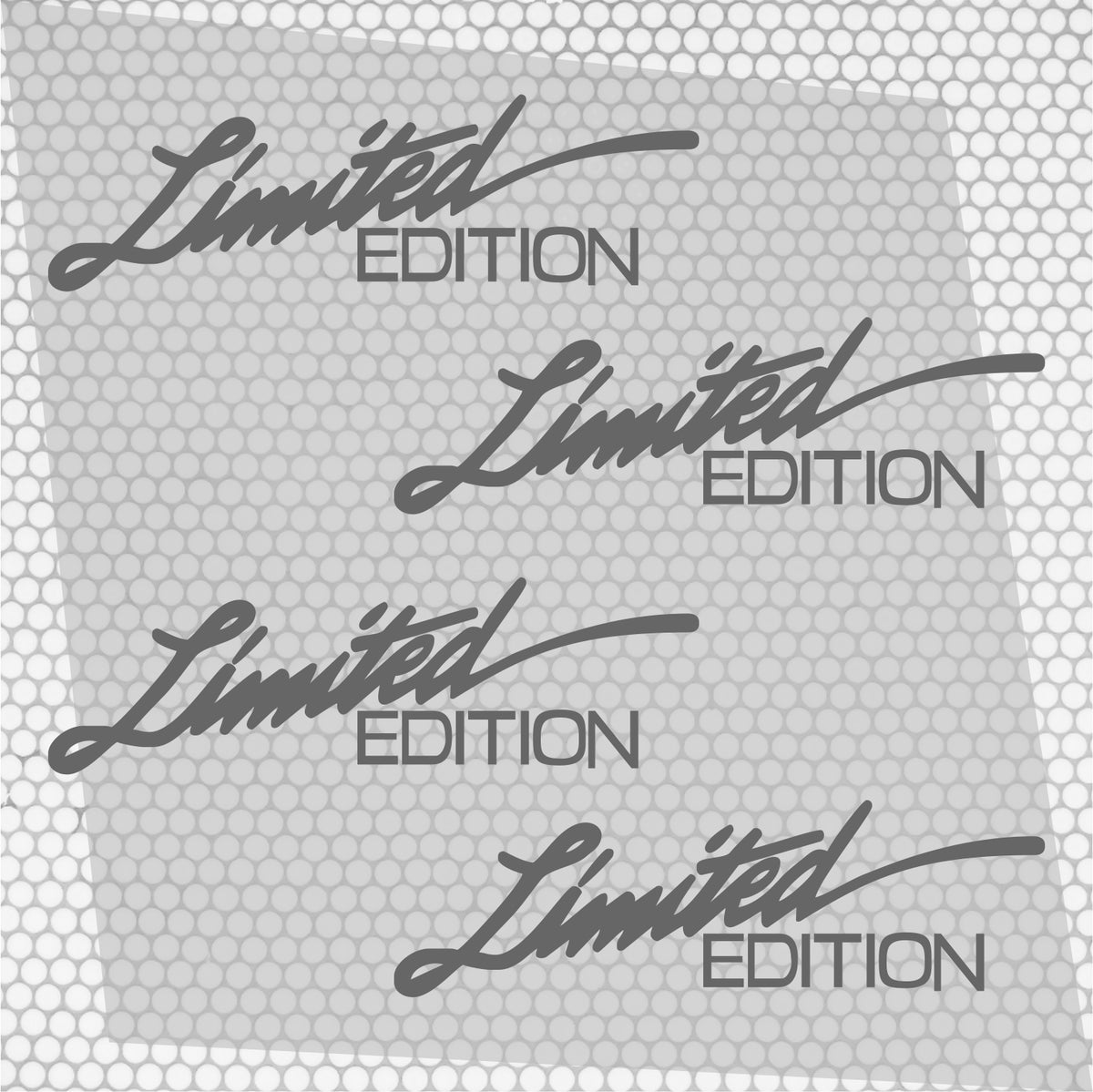 Set 4 Pcs Sport Limited Edition Graphics Stickers vinyl