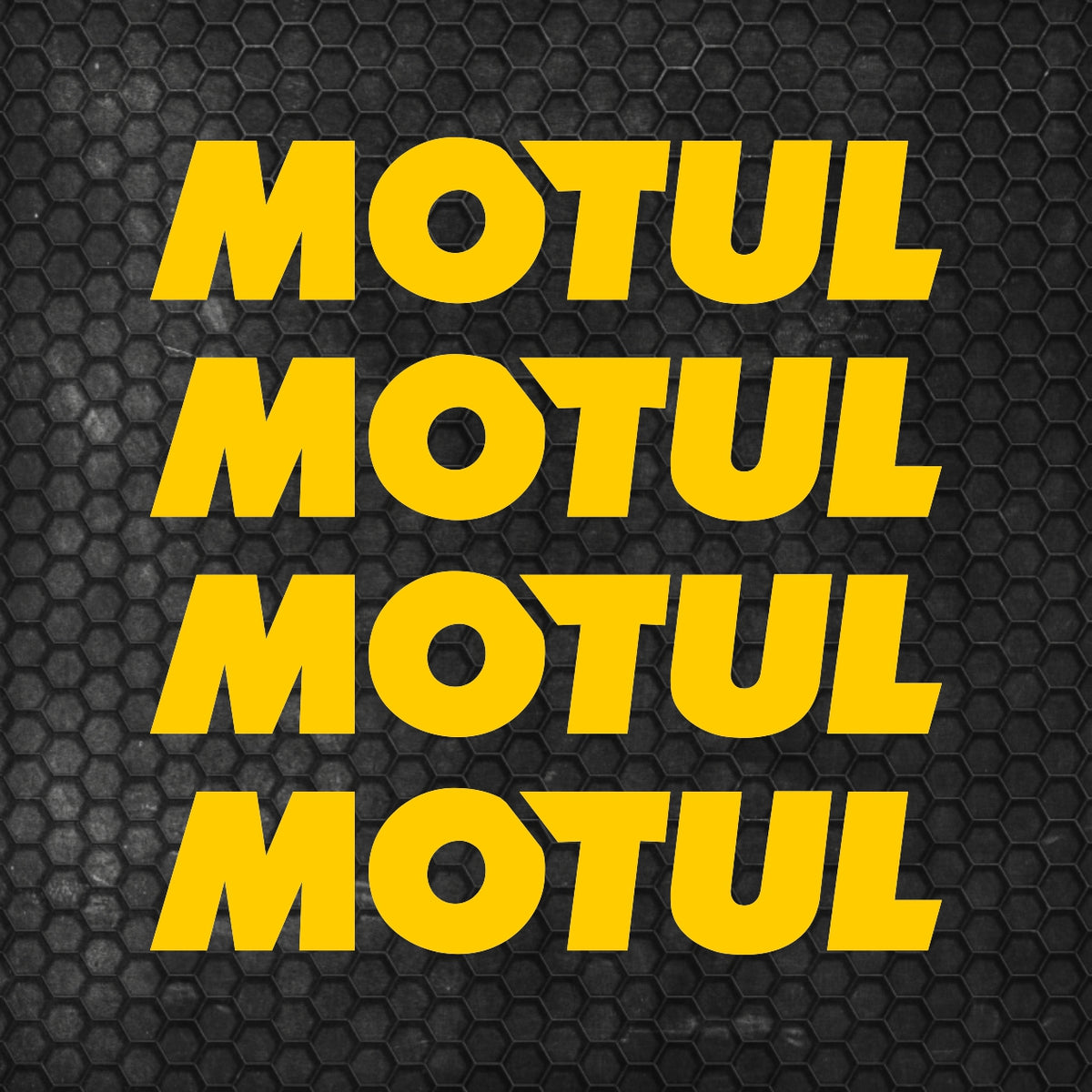 Set 4 Pcs Motul Oil Sponsor Emblem Graphic Stickers