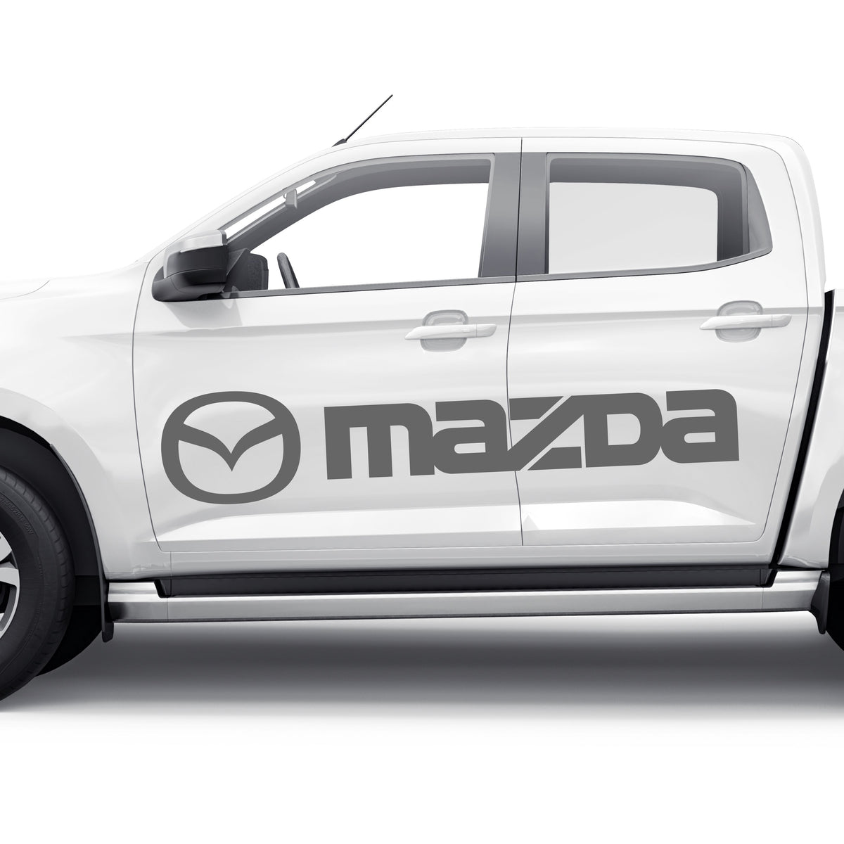 Set Mazda Logo Decal Sticker Sport Racing Stripes Emblem