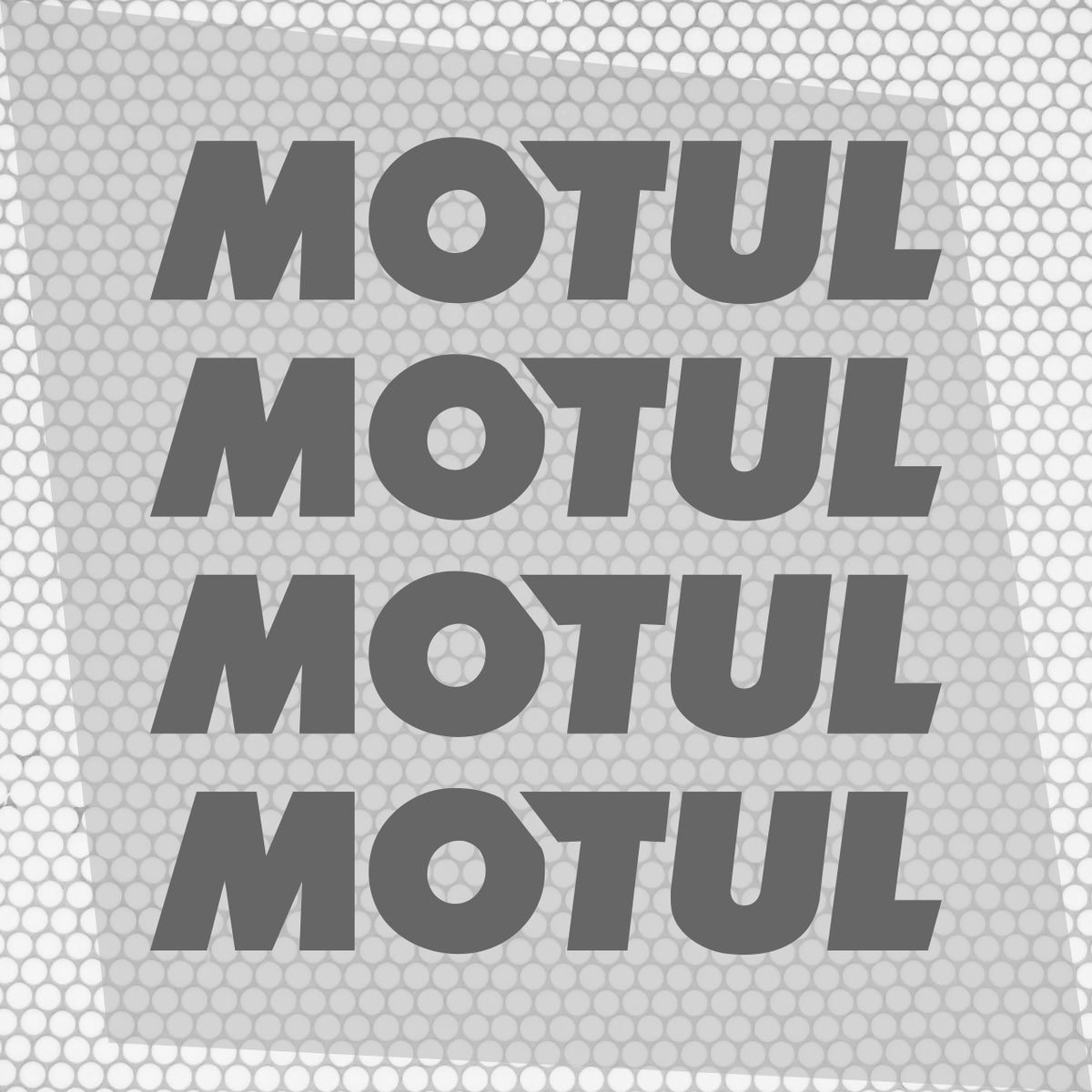 Set 4 Pcs Motul Oil Sponsor Emblem Graphic Stickers