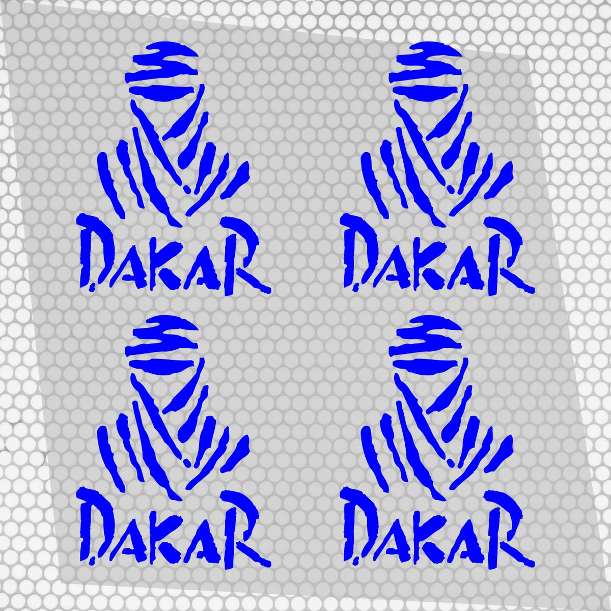 4 Pcs Dakar Sticker Sponsor Vinyl Decal Badge