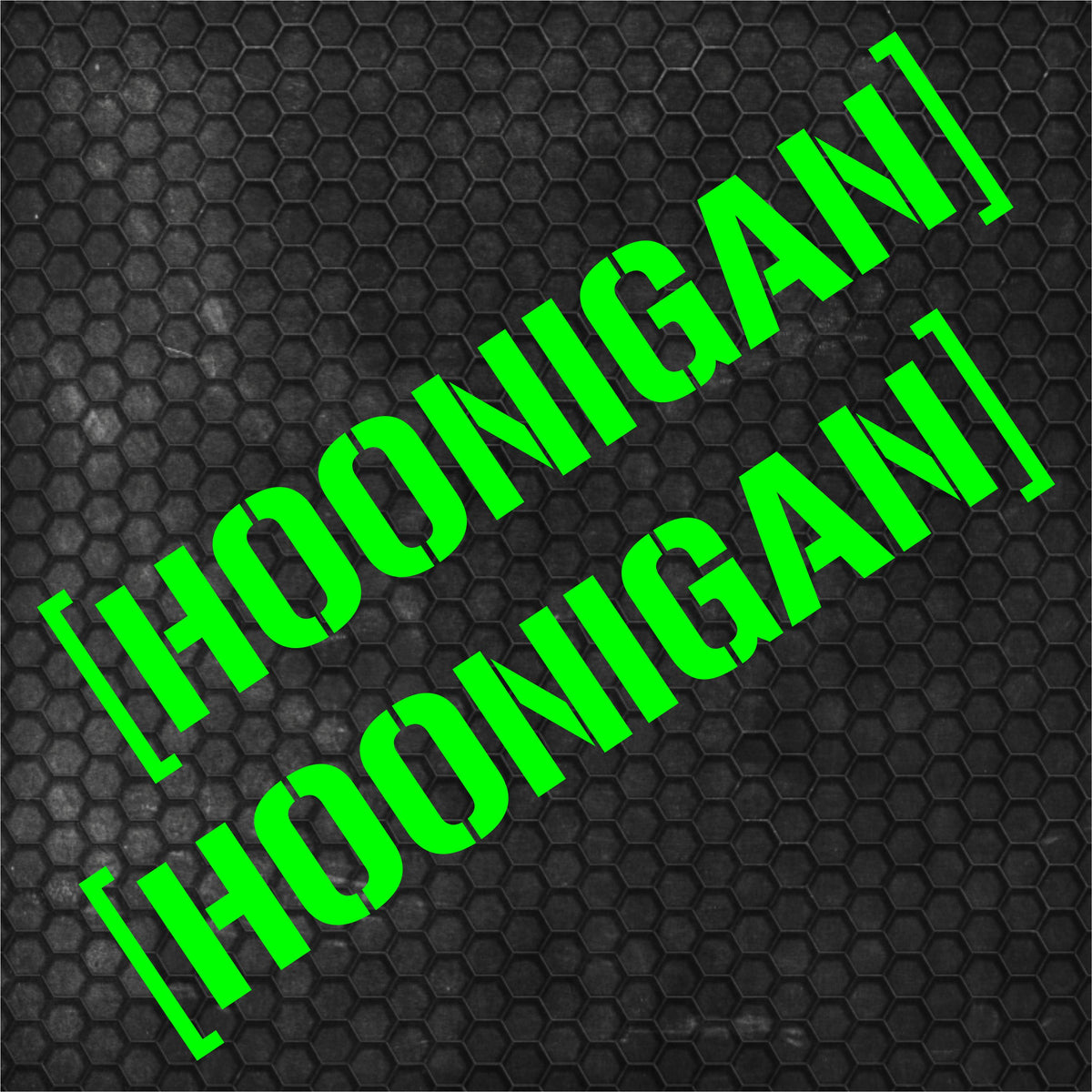Set 2 Pcs HQ Hoonigan Emblem Graphic Decals