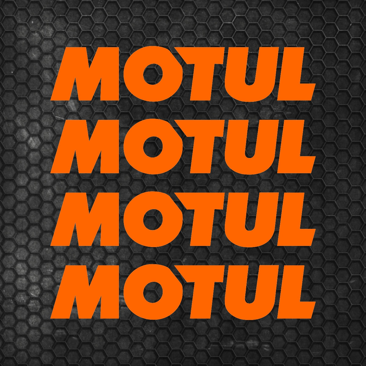 Set 4 Pcs Motul Oil Sponsor Emblem Graphic Stickers