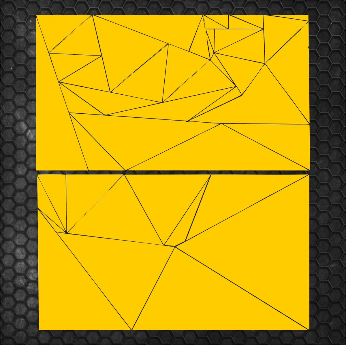 Kit 84 Pcs Triangles Camouflage Sticker Decal Graphics