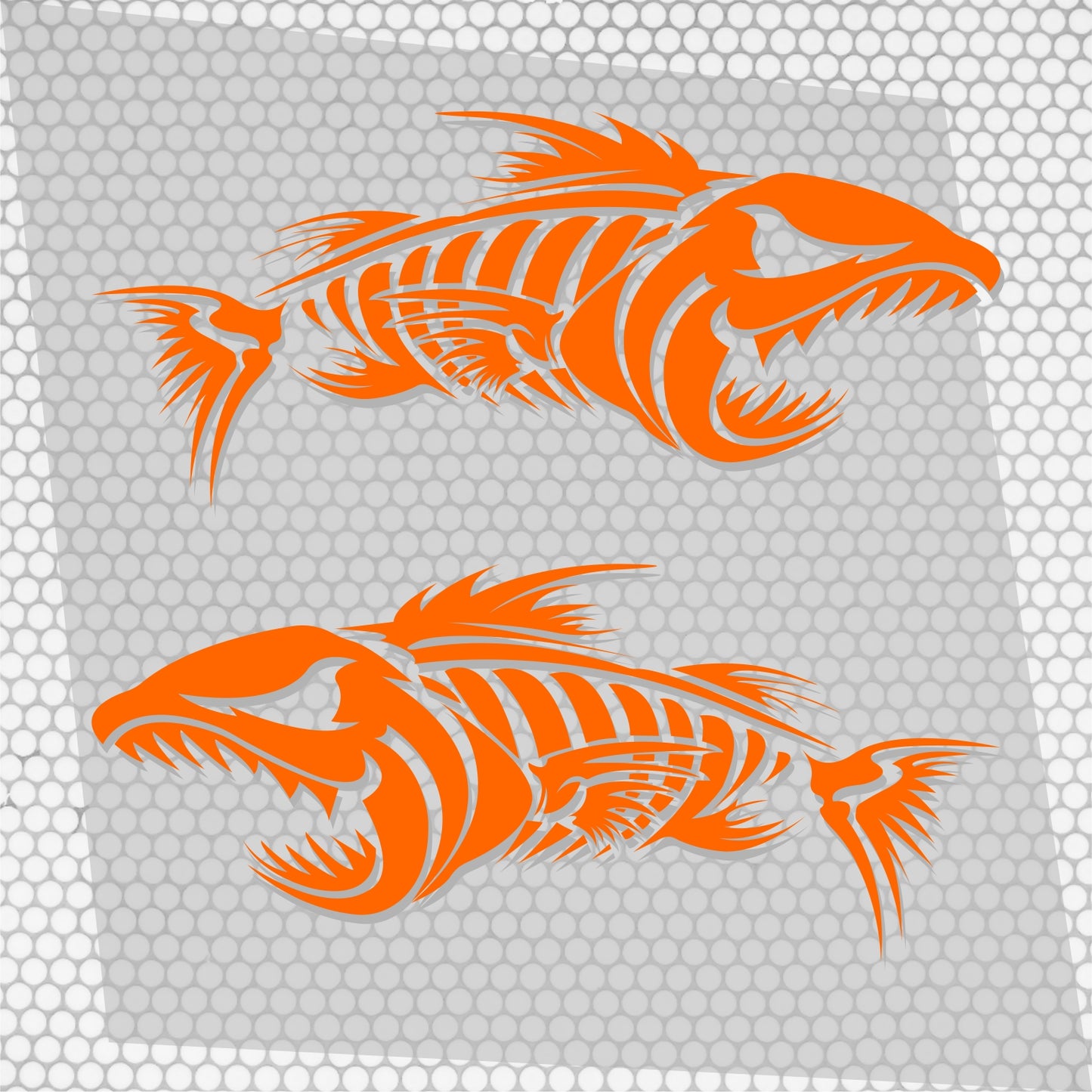 Set 2 Pcs Large Fish Bone Stickers Boat Body Decal Cruise | Mural Vinyl Covers Auto Tuning Styling fishing Boats Decoration