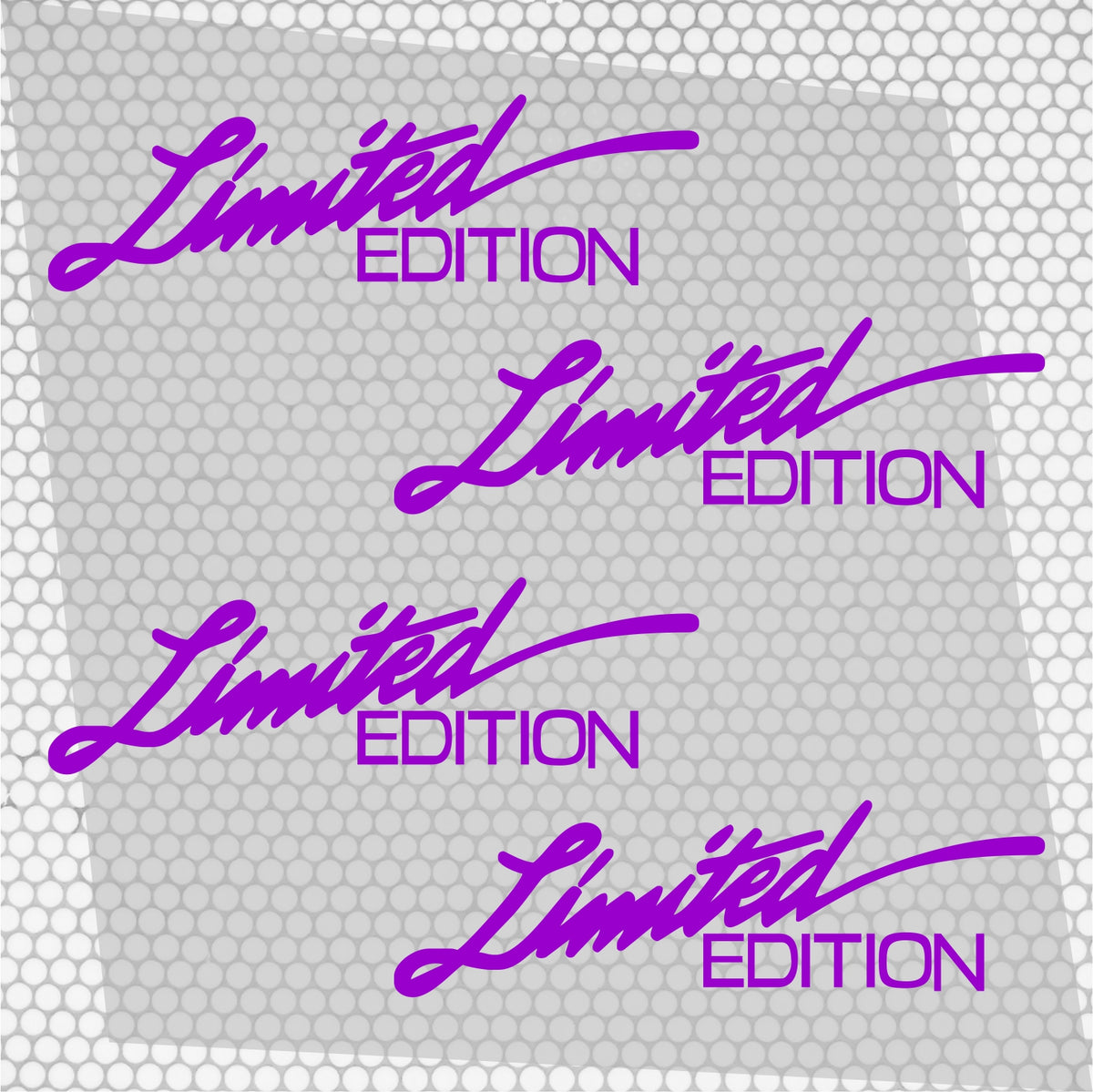 Set 4 Pcs Sport Limited Edition Graphics Stickers vinyl