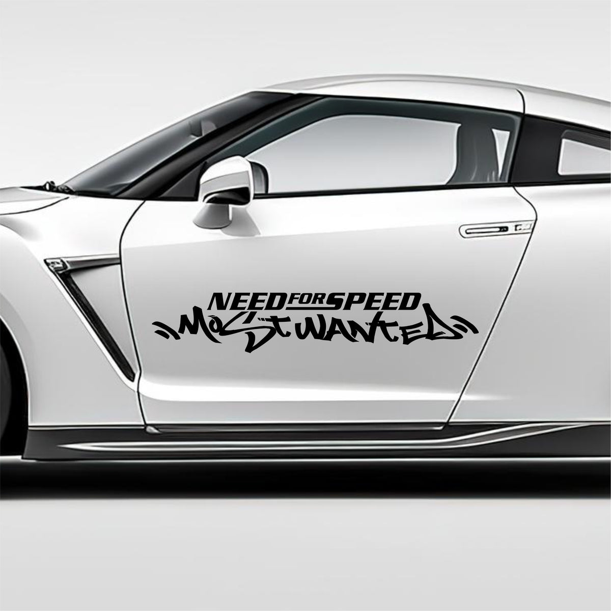 2 Pcs Need For Speed Scratch Graphic Stickers Funny Car Decals