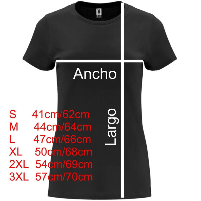 Black T-shirt for men or women, with printed logos and optional personalized name on the back. Ideal for bikers, male and female. Model th.1