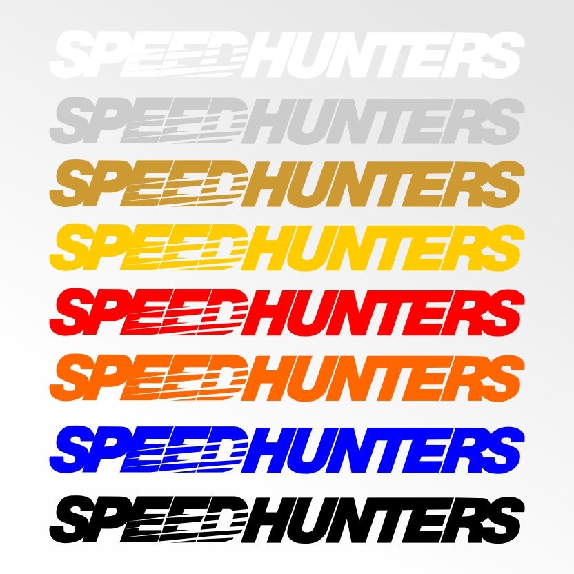 SpeedHunters-Autoaufkleber, Seitendekor-Klebstoff für Autoaufkleber, Speedhunters-Grafik-Vinyl