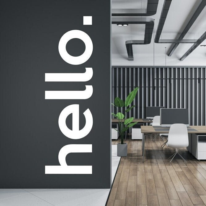 Hello Wall Decal