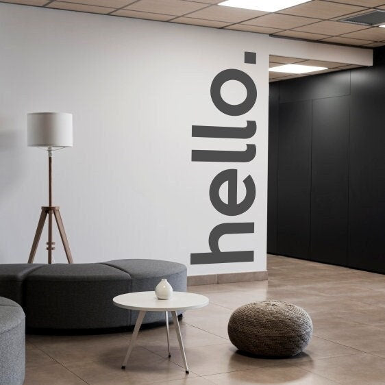 Hello Wall Decal