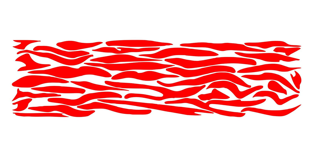 Kit 40 Pcs Decor Sticker Camouflage Zebra Stripe Sticker