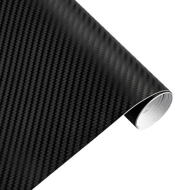 1 Pc 3D Carbon Fiber Vinyl Wrap Sheet Roll Protective Car Stickers