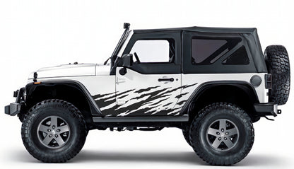 Set 2 Pcs Jerked Grounge Theme Off Road