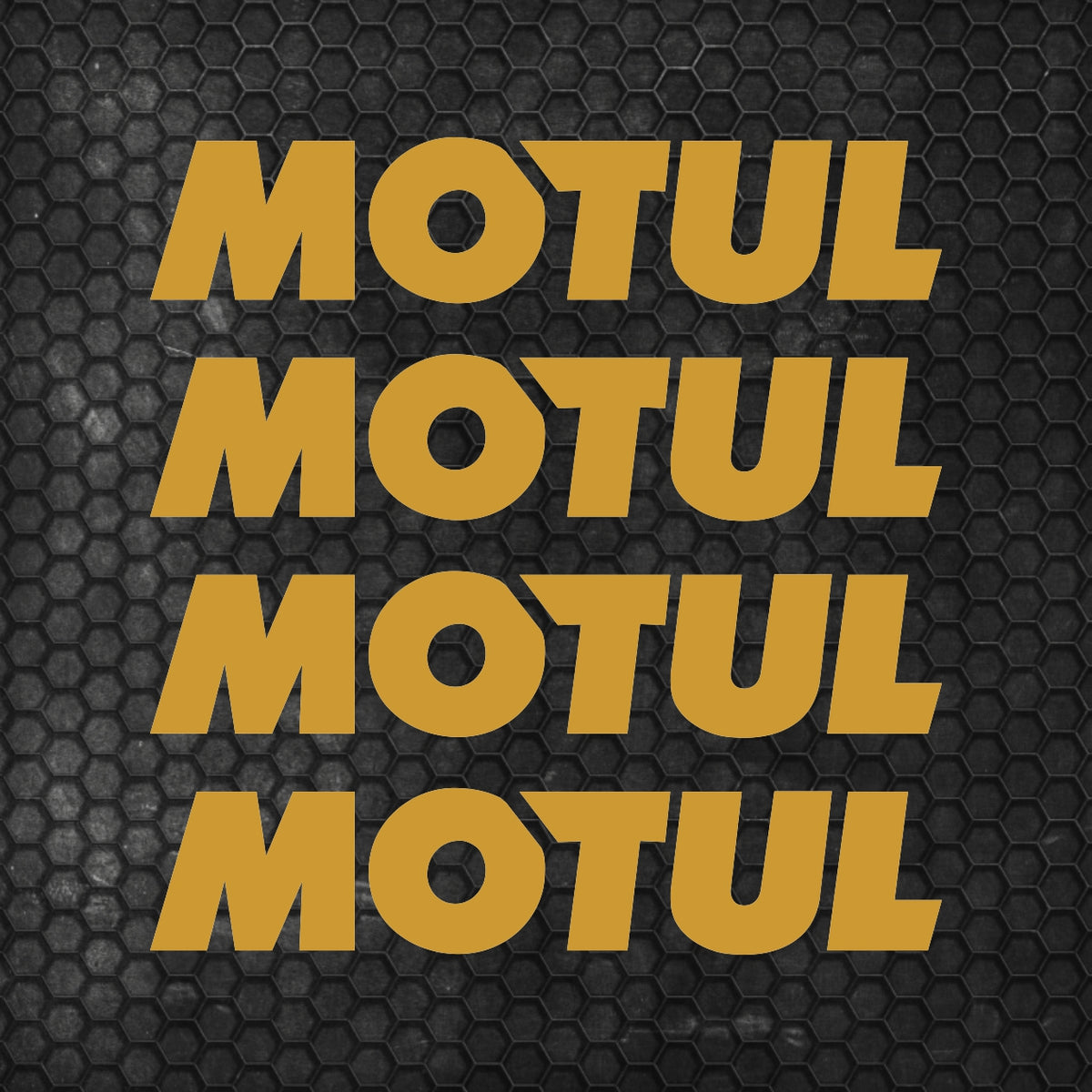 Set 4 Pcs Motul Oil Sponsor Emblem Graphic Stickers
