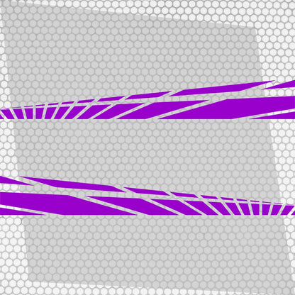 Set 2 Pcs Car Racing Stripes Sport | Motorsport both sides Stripes Graphics Decals | Universal Stripes Decal Kit | Racing Vehicle Stickers