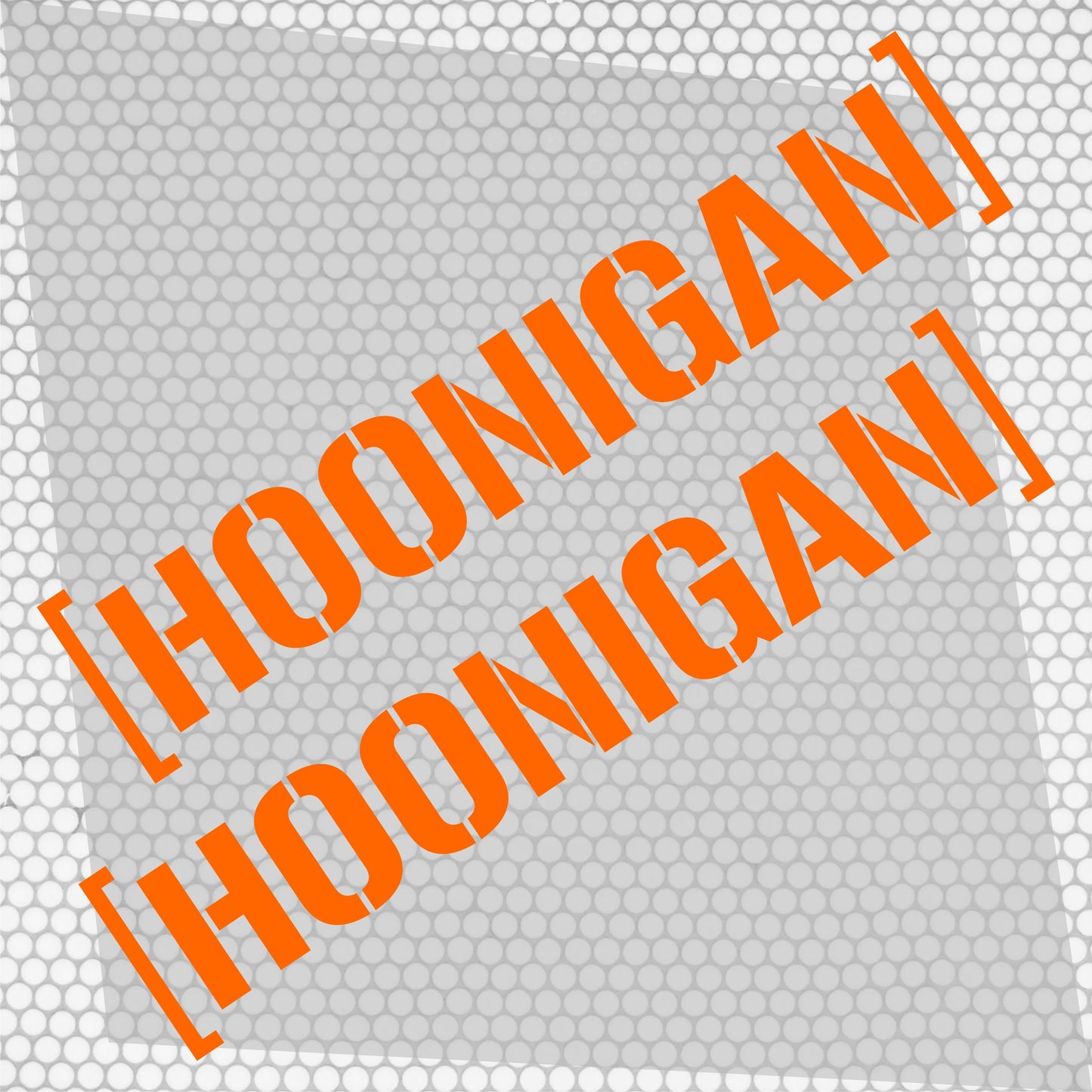 Set 2 Pcs HQ Hoonigan Emblem Graphic Decals | Motorsport Drifting, burnouts, doughnuts Decor | Sport Race Decals Events Vinyl Adhesives wrap