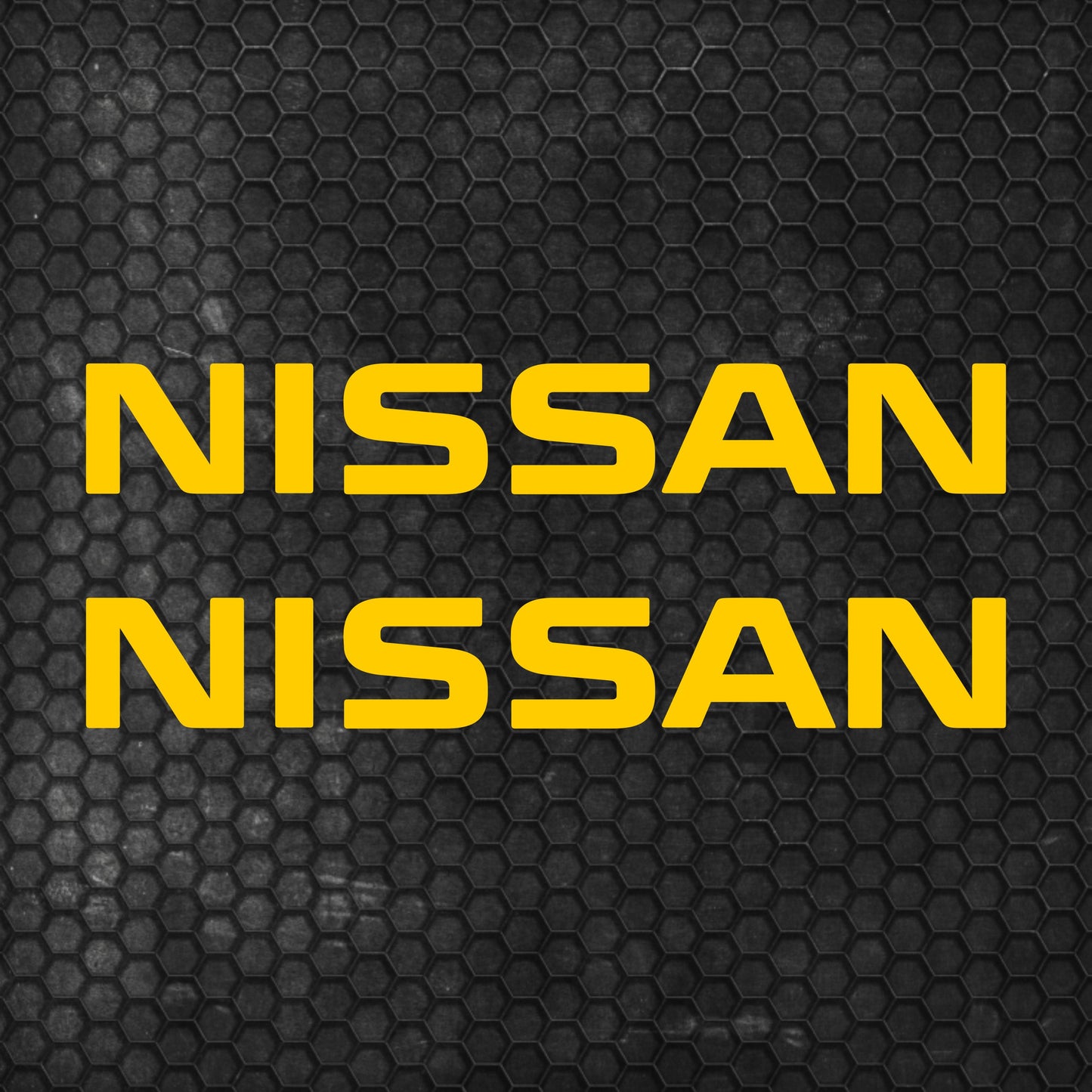 Set 2 Pcs Nissan Logo Decal Sticker Sport Racing Stripes Emblem Graphic | Nissan Cut Emblem logo Vehicle Sticker, Vinyl Car Decal Both Sides