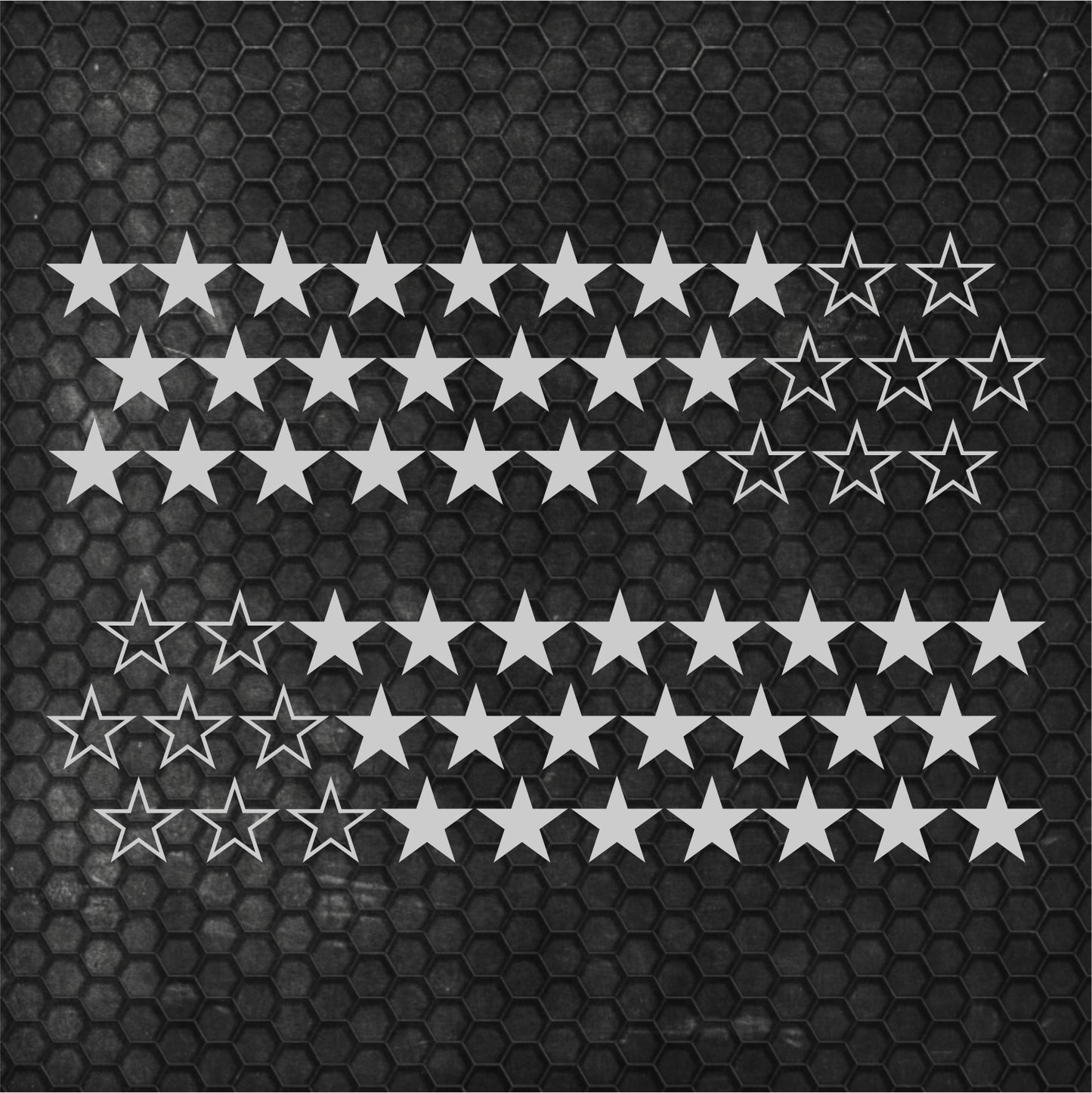 Kit 60 Pcs Sticker Stars on your car or any vehicle | Stickers for Auto Theme Stars 60 pieces Car Van Offroad Vehicle Adhesive graphic decal