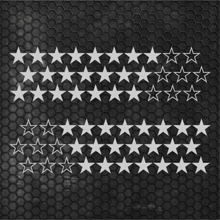 Kit 60 Pcs Sticker Stars on your car or any vehicle