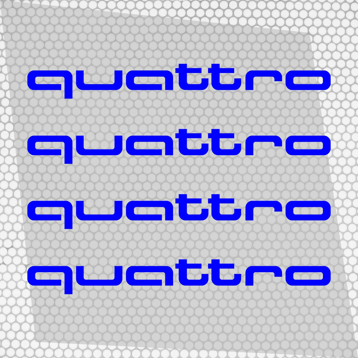 Definir 2 Pcs Audi Emblema Decalque Adesivo | Kit premium 2 decalques de logotipos
