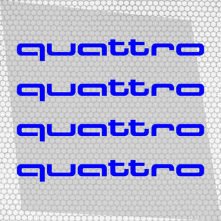 Definir 2 Pcs Audi Emblema Decalque Adesivo | Kit premium 2 decalques de logotipos
