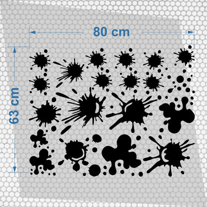 Kit 20 Pcs Sticker Blower on car stain on scratch | Fit Body Racing Camo Blower Car Van Offroad Vehicle Adhesive vinyl Splash graphics decal