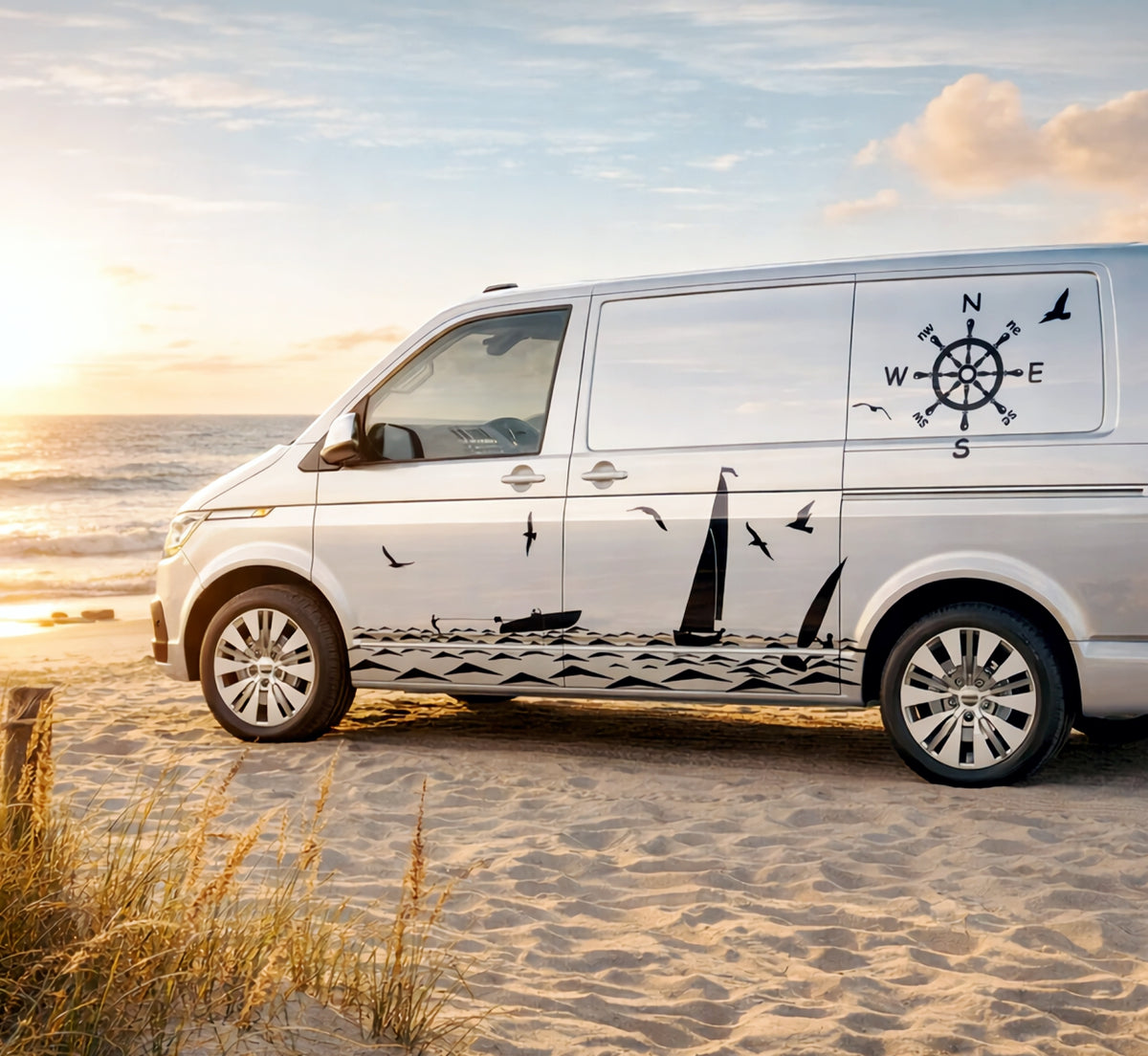 Set Car Van Summer Adventure Edition Graphics