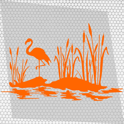 Camper van stickers Flamenco among the junks Graphics Sticker | Decals set for Camper Van or Caravan Decor Decals | Vehicle Flamenco Vinyl