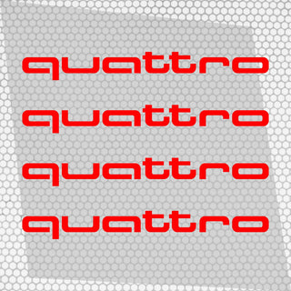 Definir 2 Pcs Audi Emblema Decalque Adesivo | Kit premium 2 decalques de logotipos