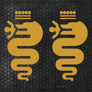Set 2 Pcs HQ Car Hood and Sides Cover Stickers