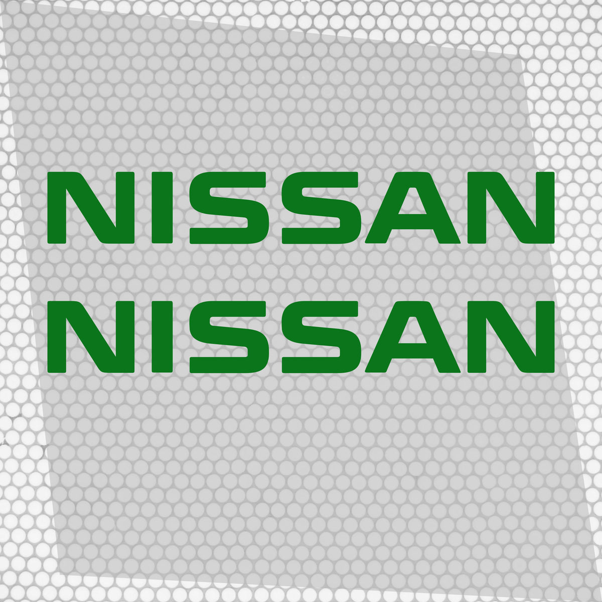 Set 2 Pcs Nissan Logo Decal Sticker Sport Racing Stripes Emblem Graphic