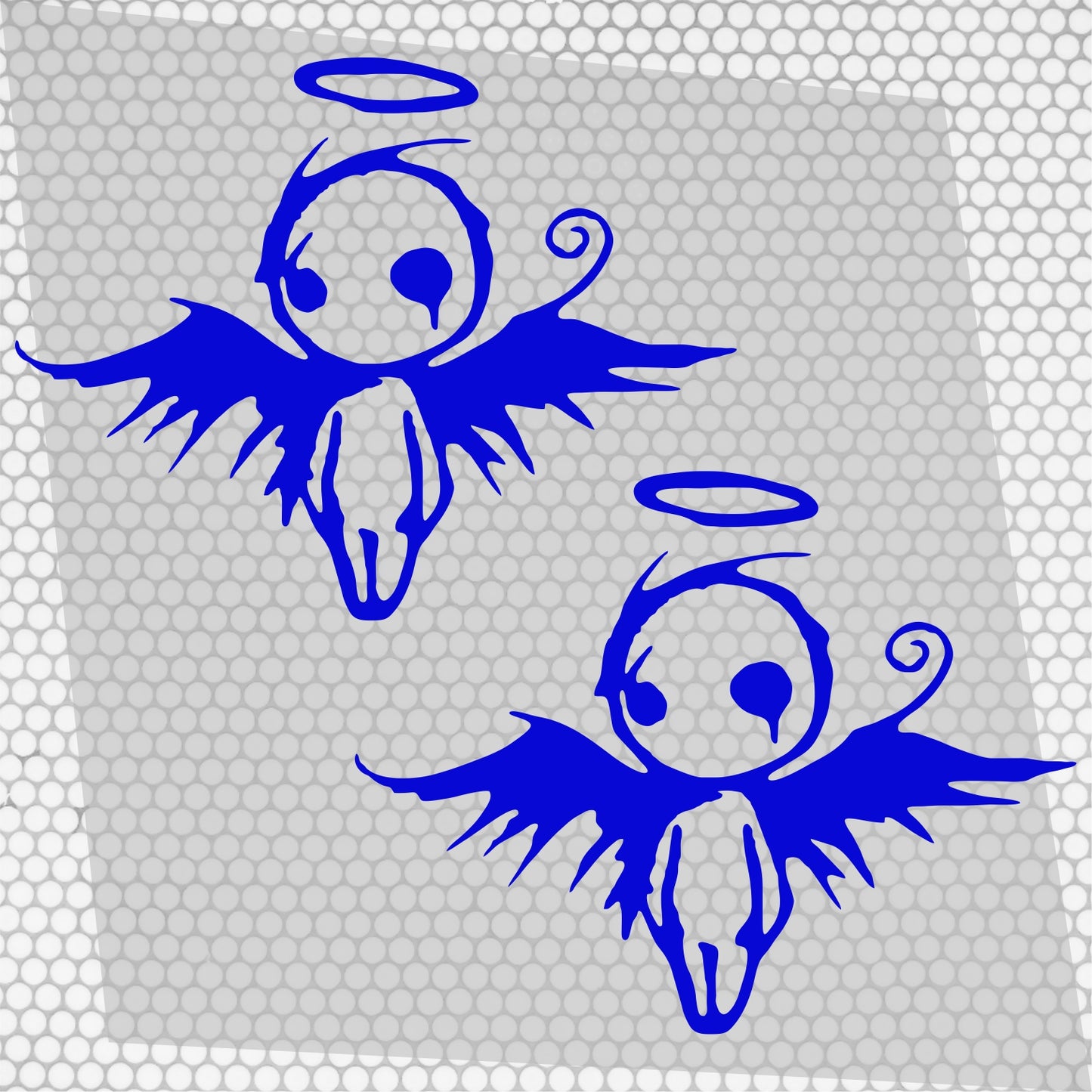 2 Pcs Sad Emo Angel Decal Sticker | Scary Angel Graphic Decal for Window, Vinyl Car Truck Van | Funny Stickers decor Angel Cover Adhesive wrap