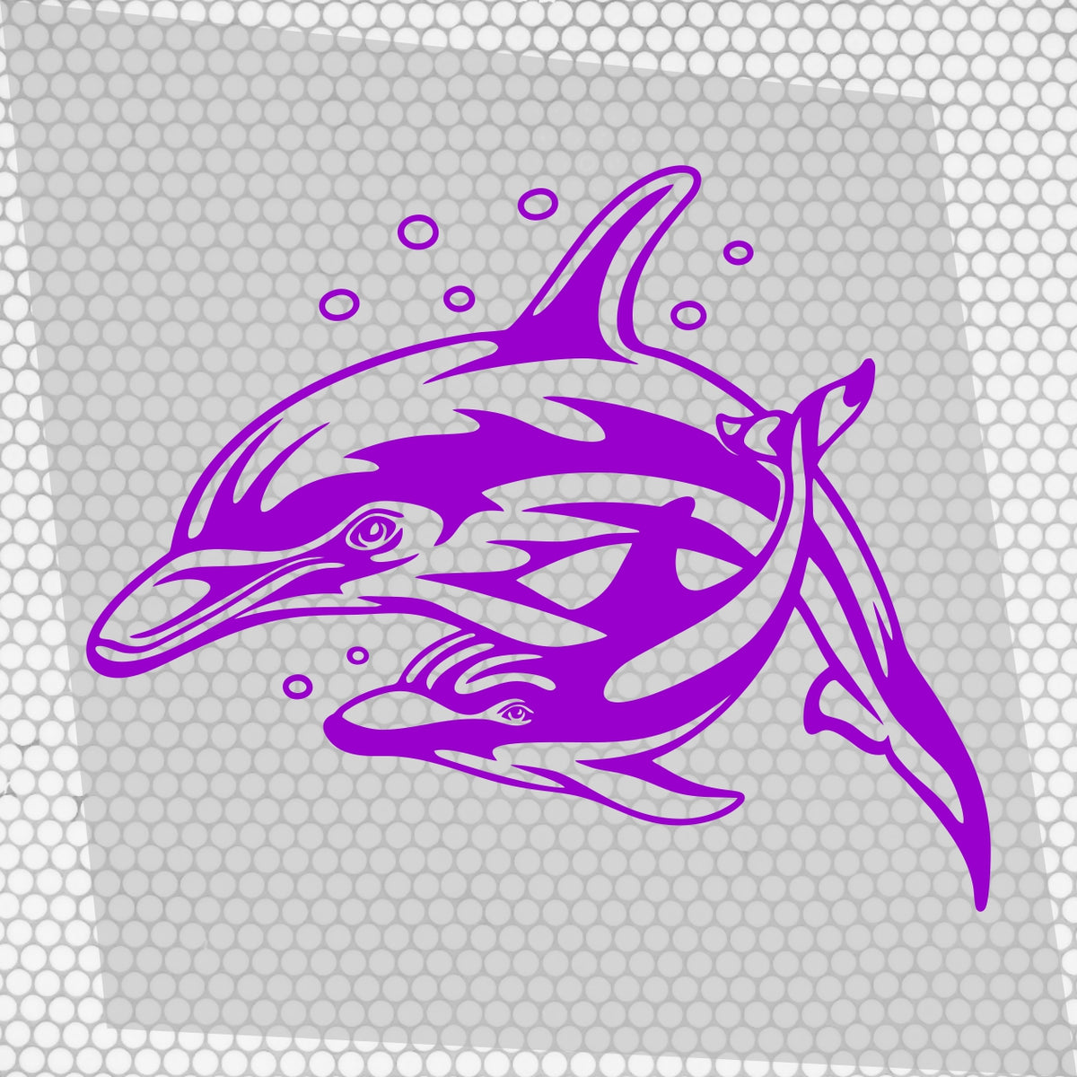 Set Sticker Caravan Family of Dolphins Graphic Decals | Camper Van Caravan Car Decor wrap Sea Animals Decals Kit | Motorhome Rear Adhesives
