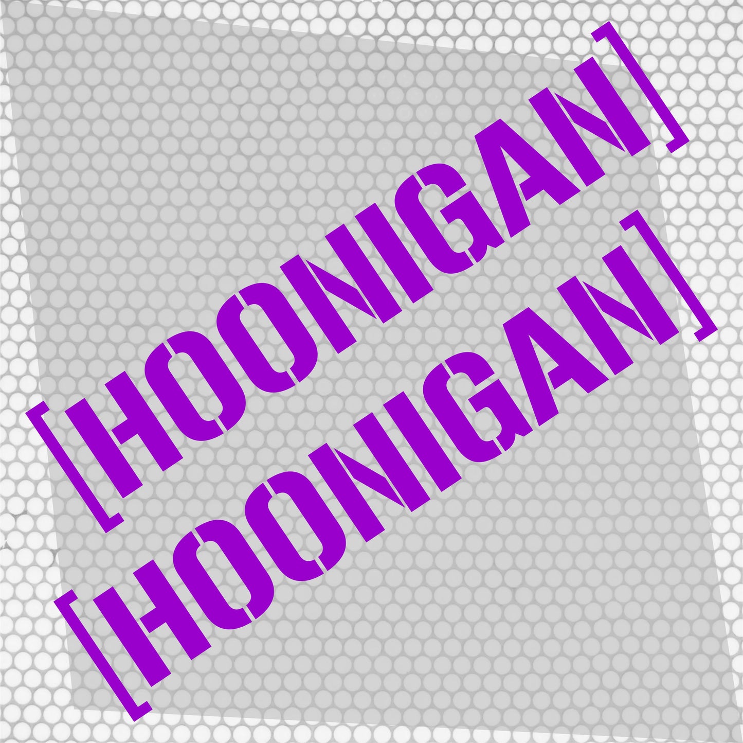 Set 2 Pcs HQ Hoonigan Emblem Graphic Decals | Motorsport Drifting, burnouts, doughnuts Decor | Sport Race Decals Events Vinyl Adhesives wrap