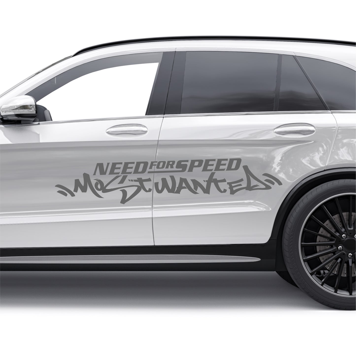 2 Pcs Need For Speed Scratch Graphic Stickers Bumper Window Windshield | Need For Speed Scratch Emblem for Car, Truck SUV Trailer Both Sides