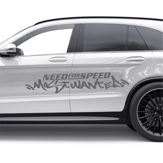 2 Pcs Need For Speed Scratch Graphic Stickers Funny Car Decals
