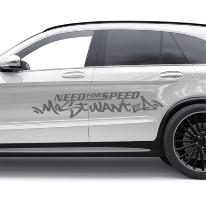 2 Pcs Need For Speed Scratch Graphic Stickers Bumper Window Windshield | Need For Speed Scratch Emblem for Car, Truck SUV Trailer Both Sides