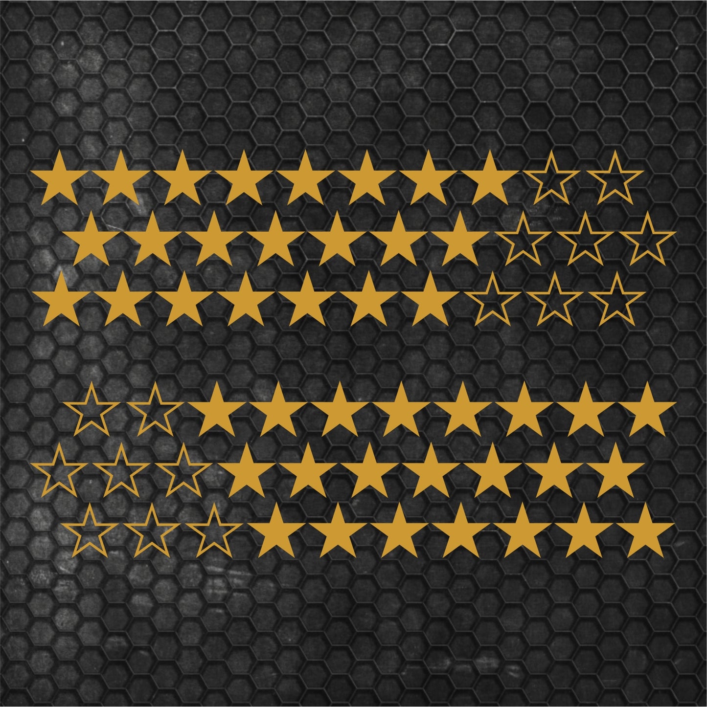 Kit 60 Pcs Sticker Stars on your car or any vehicle | Stickers for Auto Theme Stars 60 pieces Car Van Offroad Vehicle Adhesive graphic decal