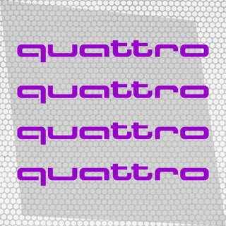 Definir 2 Pcs Audi Emblema Decalque Adesivo | Kit premium 2 decalques de logotipos